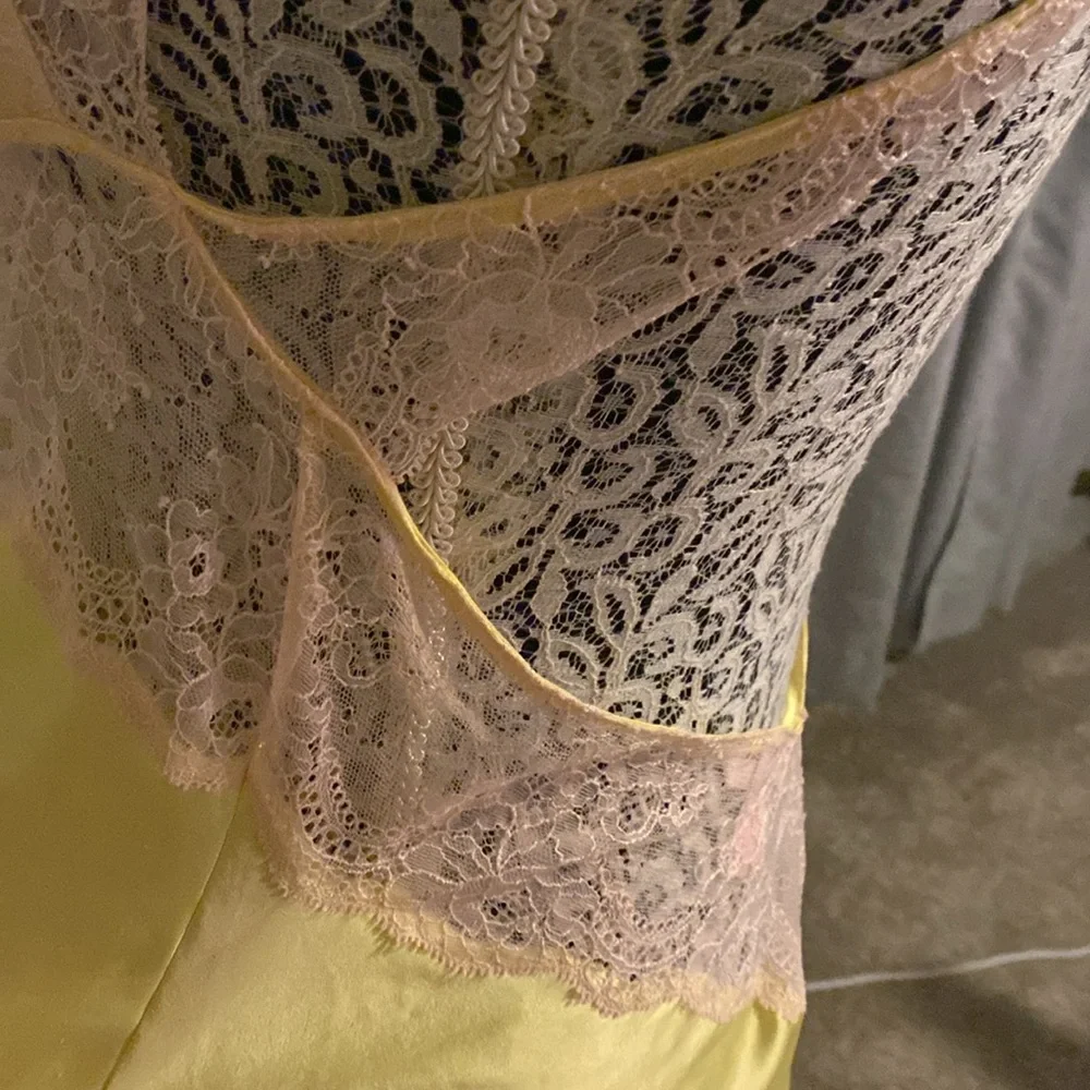 Neon nighty with pink lace and bow M - Picture 6 of 6